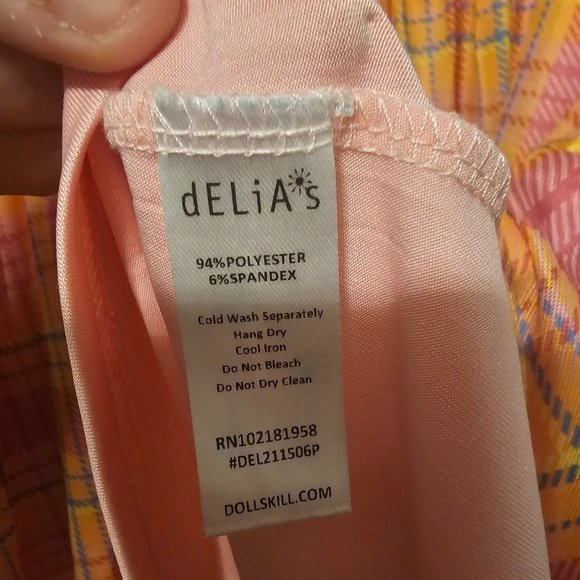 PLAID BABYDOLL DRESS - Picture 2 of 2